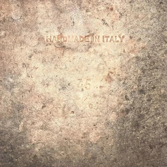 Marc Jacobs Handmade In Italy Leather Wood Perforated Shoe Size 11 - Picture 7 of 8